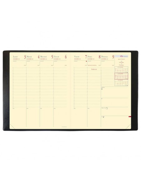 Agenda settimanale 2022 Quo Vadis Presidente Prestige Soho 21x27 cm nero 28736922MQ Agenda settimanale 2022 Quo Vadis Presidente Prestige Soho 21x27 cm nero 28736922MQ