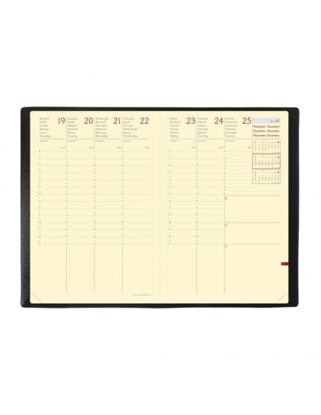 Agenda settimanale 2022 Quo Vadis Affari Prestige Silk 10x15 cm nero 28596122MQ Agenda settimanale 2022 Quo Vadis Affari Prestige Silk 10x15 cm nero 28596122MQ