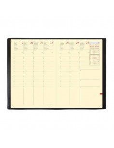 Agenda settimanale 2022 Quo Vadis Ministro Prestige Silk 16x24 cm nero 28651922MQ 2
