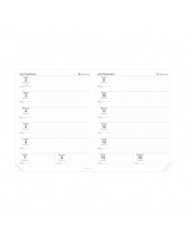 L'Agenda Del Professore Club Quo Vadis 2022 12 mesi AGO-LUG 21x27 cm turchese - formato orizzontale - 62604222MQ