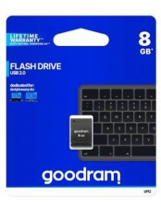 Pendrive Goodram UPI2 8GB USB MINI 2.0 blk - retail blister Goodram - 1
