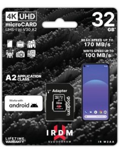 IRDM by GOODRAM 32GB MICRO CARD UHS I U3 A2 + adapter Goodram - 1