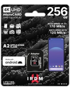 IRDM by GOODRAM 256GB MICRO CARD UHS I U3 A2 + adapter Goodram - 1
