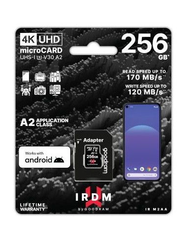 IRDM by GOODRAM 256GB MICRO CARD UHS I U3 A2 + adapter Goodram - 1