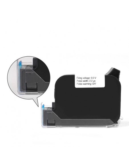 Cartuccia per marcatore codificatore InkJet da 25 mm - rapida asciugatura - base solvente - 42 ml - Colore: Nero - G1309S+  - 3