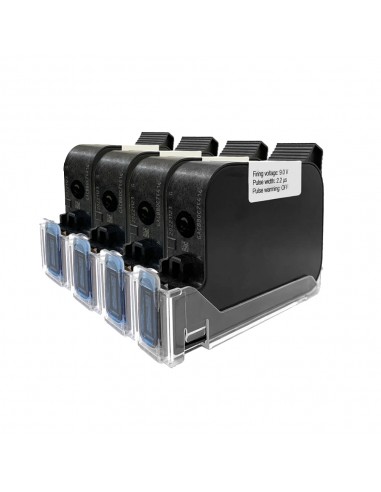 Cartuccia per marcatore codificatore InkJet da 25 mm - rapida asciugatura - base solvente - 42 ml - Colore: Nero - G1309S+  - 5