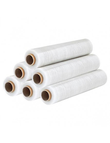 Film estensibile in bobina cm 50 x 160 mt - 23 micron - trasparente (conf. 6) Viva - 1