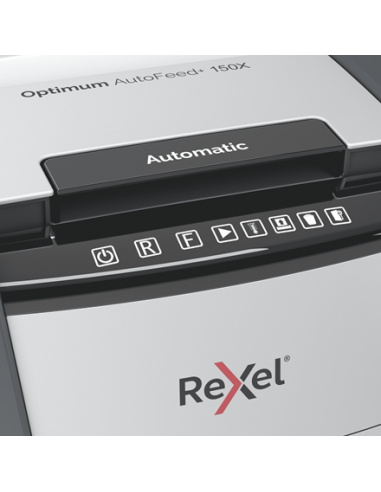 Rexel Distruggidocumenti Automatico Optimum AutoFeed+ 150X - Taglio Frammenti - Livello Sicurezza P4 - 44L - 2020150XEU Rexel - 