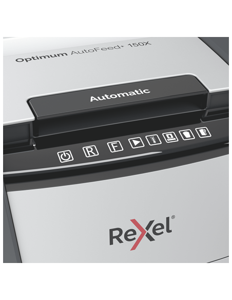 Rexel Distruggidocumenti Automatico Optimum AutoFeed+ 150X - Taglio Frammenti - Livello Sicurezza P4 - 44L - 2020150XEU Rexel - 