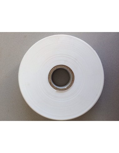 Nastro in poliestere composizioni tessili mm 35 x 100 mt  Bianco - lavaggi domestici - anima 40 My Label - 3
