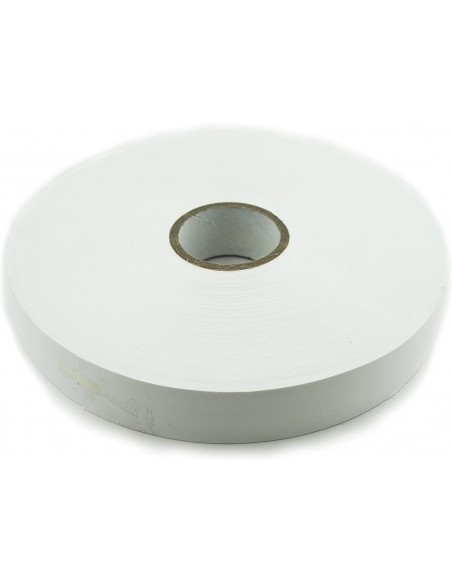 Nastro in poliestere composizioni tessili mm 35 x 100 mt  Bianco - lavaggi domestici - anima 40 My Label - 6