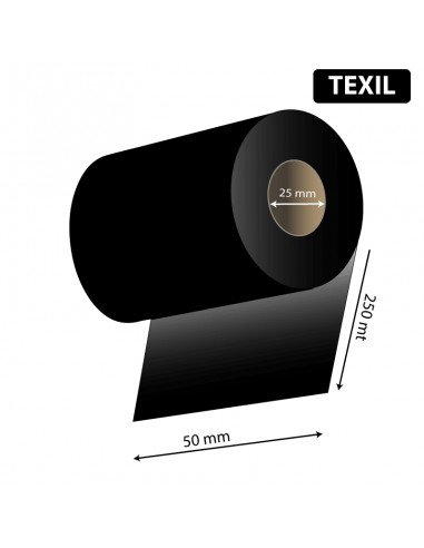 Ribbon Resina TEXIL  Per Lavaggi industriali 50 x 250 mt - OUT