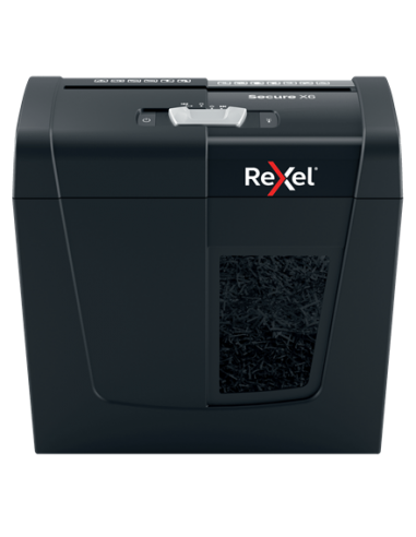 Rexel Distruggidocumenti Secure X6 - Taglio Frammenti - Livello Sicurezza P4 - 10L - 2020122EU Rexel - 1
