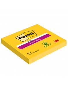 Post-it® Super Sticky - 76x76 mm - giallo oro - neutra - 90 - 654-S (conf. 12)