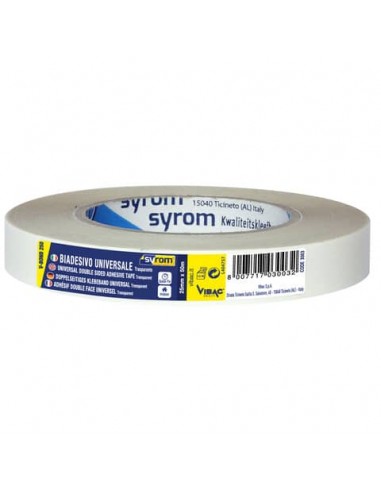 Nastro biadesivo D.F.PLP 250 Syrom - 25 mm x 50 m - 3003