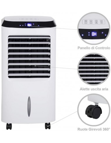 Raffrescatore Evaporativo Ad Acqua Lt.10 DCG Mod. Veri 40  - 3