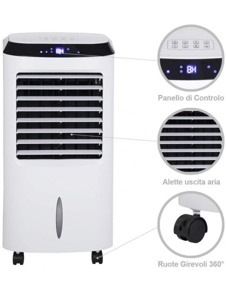 Raffrescatore Evaporativo Ad Acqua Lt.10 DCG Mod. Veri 40  - 3