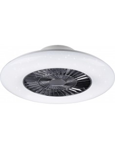 Ventilatore Da Soffitto Con Plafoniera A Led Dimmerabile Mod.Visby Cm.60  - 1