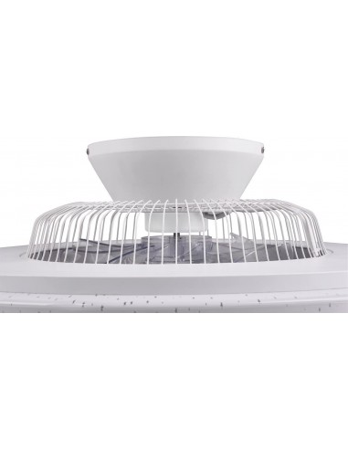Ventilatore Da Soffitto Con Plafoniera A Led Dimmerabile Mod.Visby Cm.60  - 3