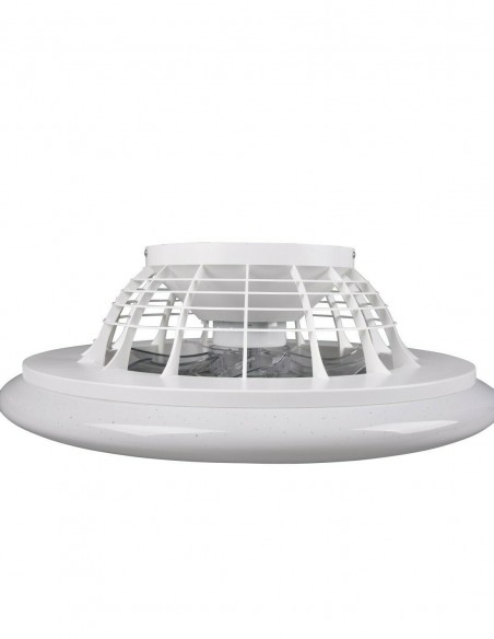 Ventilatore Da Soffitto Con Plafoniera A Led Dimmerabile Mod.Stralsund Cm.50  - 4