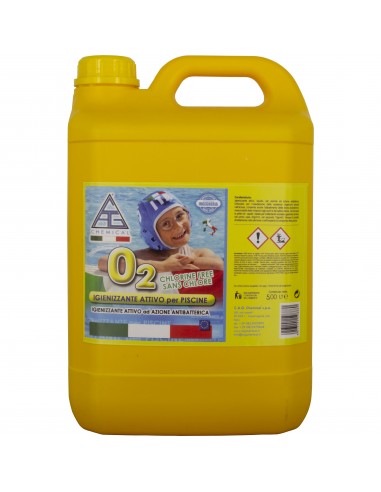 Igienizzante multiattivo senza cloro "02" per piscina conf da 5 Lt CAG CHEMICAL - 1