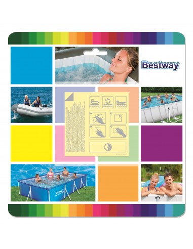 Toppe Riparazione Piscina In Confezione da 10 Da 42 Cm² BestWay Mod. 62091 BESTWAY - 1