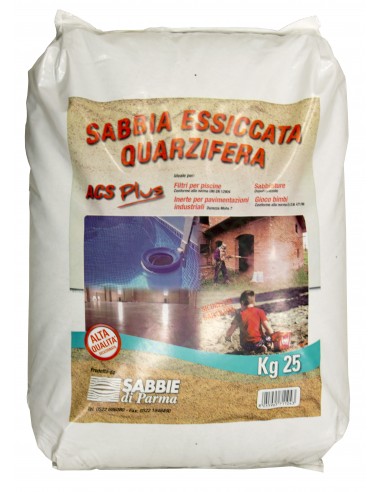 Sabbia Quarzifera Kg.25 Per Filtri Piscina