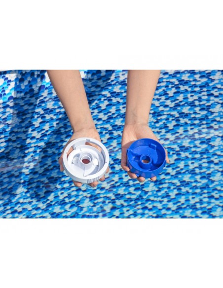 Piscina Ovale 500X360X120H Con Telaio e Pompa BestWay Mod. Hydrium 56586 grigio BESTWAY - 3