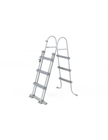 Piscina Rotonda 457X107H Con Telaio e Pompa BestWay Mod. Steel Pro MAX 56488 Grigio Chiaro BESTWAY - 5