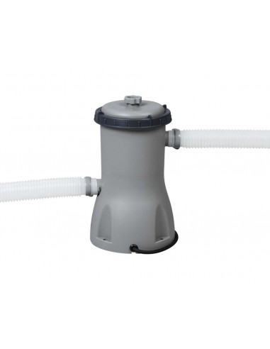 Piscina Rotonda 457X107H Con Telaio e Pompa BestWay Mod. Steel Pro MAX 56488 Grigio Chiaro BESTWAY - 7