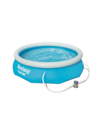 Piscina Gonfiabile Con Pompa Di Filtraggio 305X76H Cm BestWay Mod. Fast Set 57270 Azzurro BESTWAY - 5