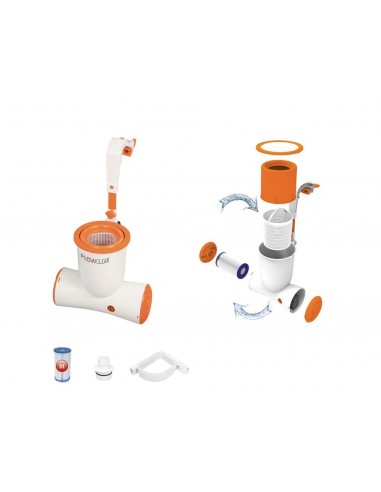 Pompa Filtraggio e Skimmer Aspirafoglie e Detriti BestWay Mod. Flowclear Skimatic 58462 BESTWAY - 4