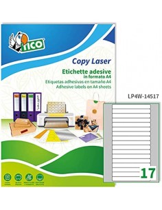 Etichette Copy Laser Prem.Tico indirizzi A4 Las/Ink/Fot ang.arrot. 145x17 mm LP4W14517 (conf.100) LP4W-14517 (conf.100) 2