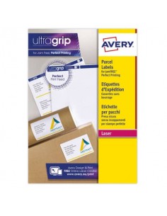 Etichette bianche per pacchi Ultragrip™ Avery - laser - 99,1x139 mm - et/ff 4 - L7169-15 (conf.15)