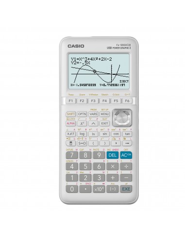 Calcolatrice grafica CASIO bianco display 216x384 pixel - FX-9860GIII-S-ET Casio - 1