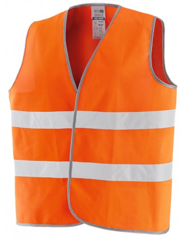 Gilet Alta Visibilita Greenbay New Way Arancione Fluo Greenbay - 1