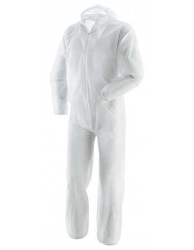 Tuta Da Lavoro Equall Coverall 40 Monouso Bianco Tg.L Equall Protection & Progress - 1