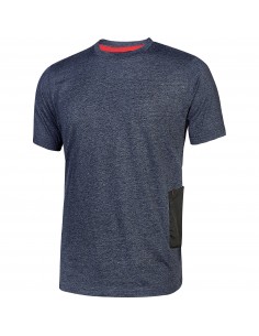 T-Shirt Da Lavoro U-Power Enjoy Road Blue In Cotone Jersey E Viscosa Tg.XL U-Power - 1