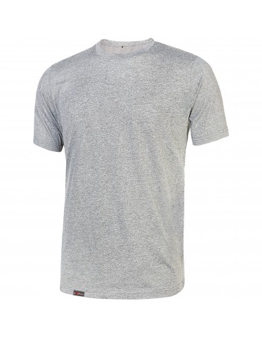 T-Shirt Da Lavoro U-Power Enjoy Linear Grigio Chiaro In Cotone Jersey Tg.M U-Power - 1