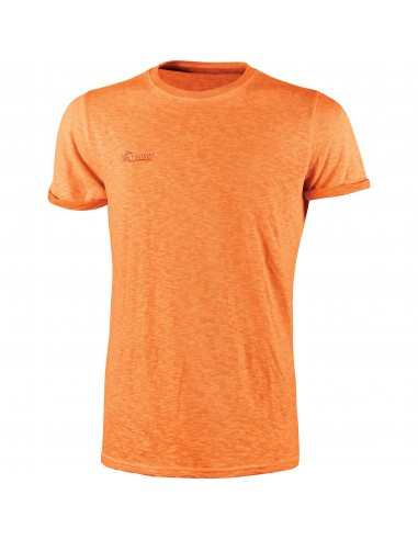 T-Shirt Da Lavoro U-Power Enjoy Arancione Fluo In Cotone Fiammato Tg.L U-Power - 1
