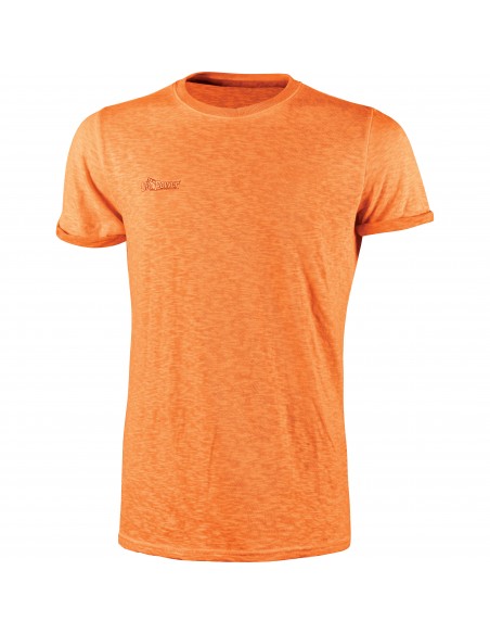 T-Shirt Da Lavoro U-Power Enjoy Arancione Fluo In Cotone Fiammato Tg.XL U-Power - 1