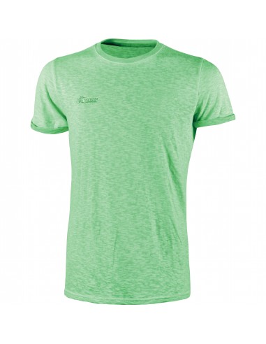 T-Shirt Da Lavoro U-Power Enjoy Verde Fluo In Cotone Fiammato Tg.L U-Power - 1