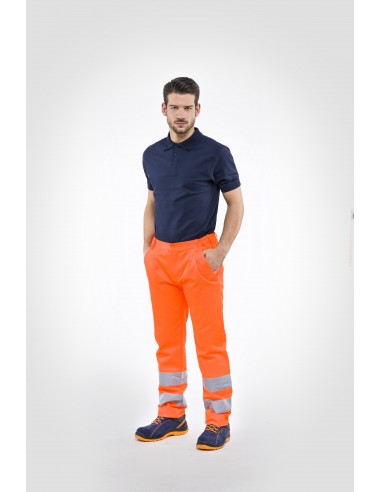 Pantalone Da Lavoro Alta Visibilità Sottozero Arancione Fluo Tg.XXL SOTTOZERO - 1