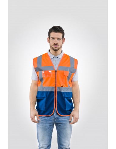 Gilet Alta Visibilità Sottozero Laser Arancione Fluo Tg.L SOTTOZERO - 1