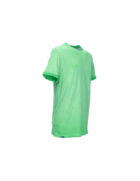 T-Shirt Da Lavoro U-Power Enjoy Verde Fluo In Cotone Fiammato Tg.M U-Power - 6