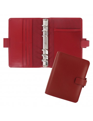 Organiser Metropol Pocket - similpelle - rosso - 14,6 x 11,5 x 3,5mm - Filofax Filofax - 1