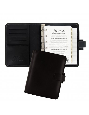 Organiser Metropol Pocket - similpelle - nero - 14,6 x 11,5 x 3,5cm - Filofax Filofax - 2