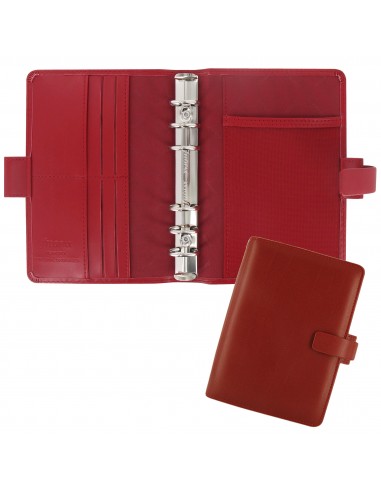 Organiser Metropol Personal - similpelle - rosso - 18,8 x 13,5 x 3,8cm - Filofax Filofax - 1