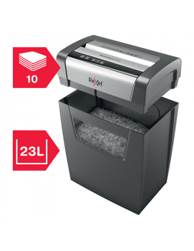 Rexel Distruggidocumenti Momentum X410 - Taglio Frammenti - Livello Sicurezza P4 - 23L - 2104571EU Rexel - 2