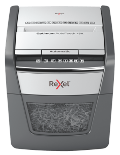Rexel Distruggidocumenti Automatico Optimum AutoFeed 45X - Taglio Frammenti - Livello Sicurezza P4 - 20L - 2020045XEU Rexel - 1